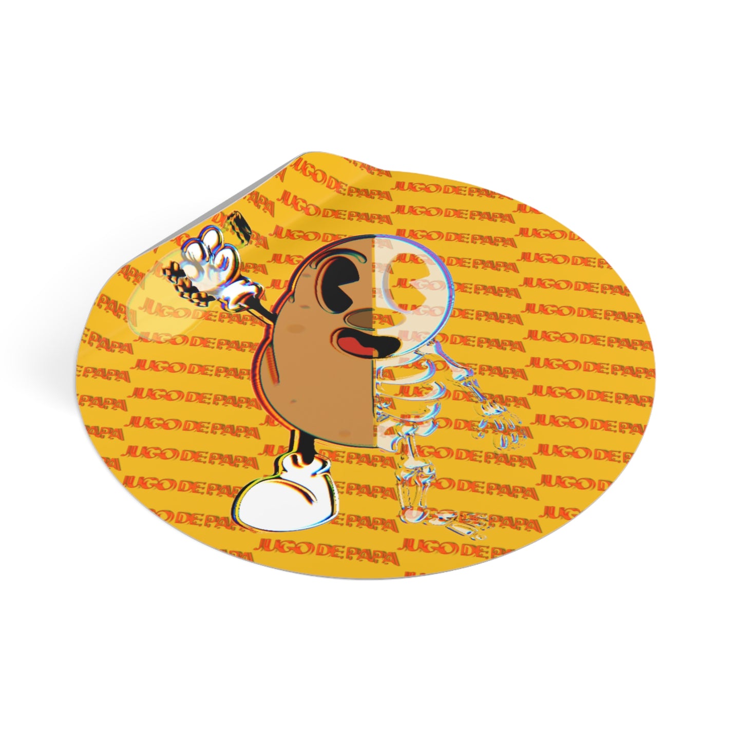 Skeleton Spud Sticker