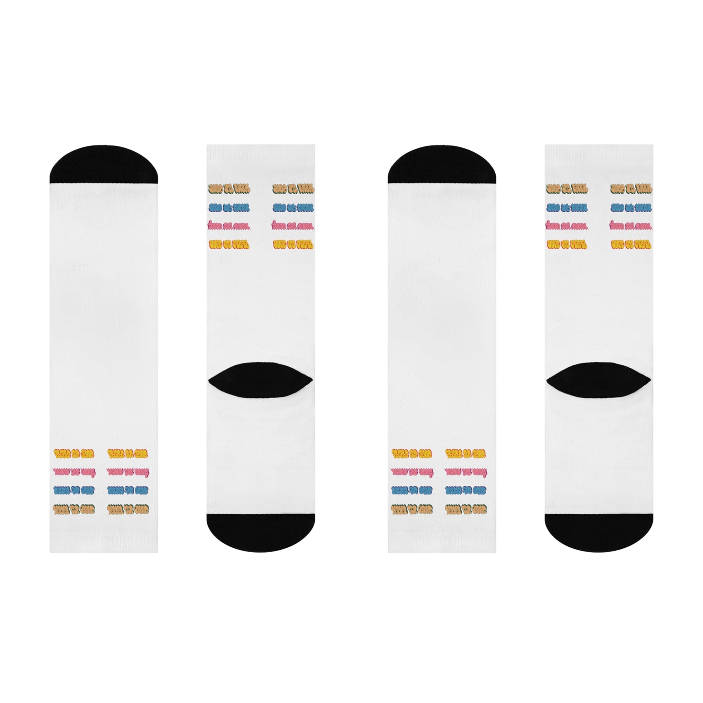 JDP Graphic Graffiti Crew Socks