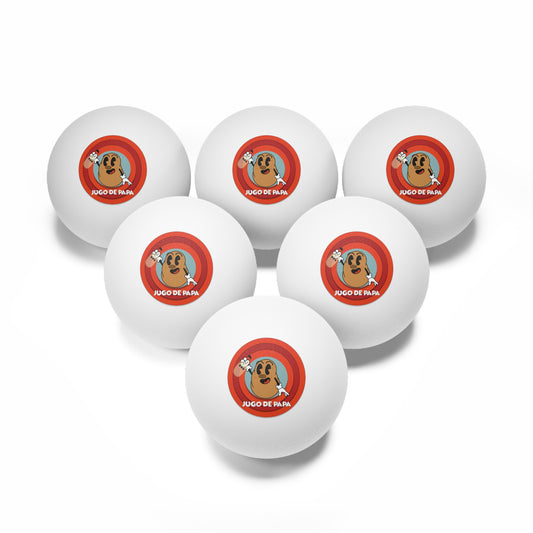 JDP Ping Pong Balls, 6 pcs