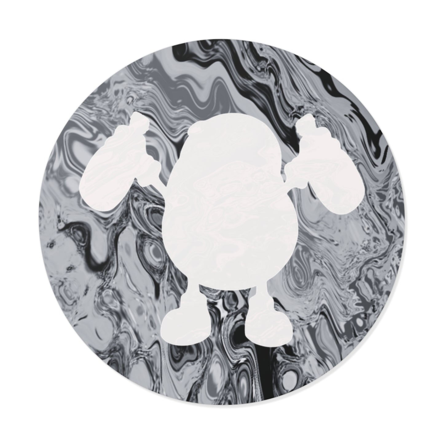 Suminagashi Spud Sticker