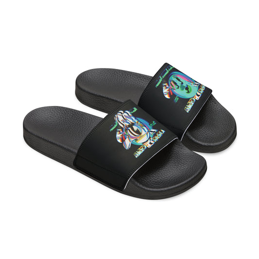 Smeared Spud Slide Sandals