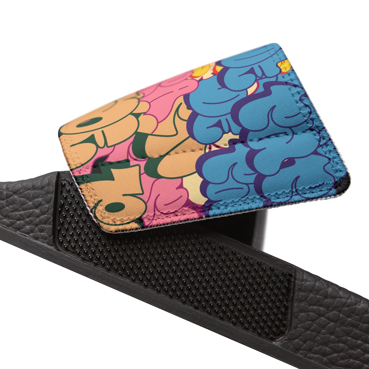JDP Graphic Graffiti Removable-Strap Sandals