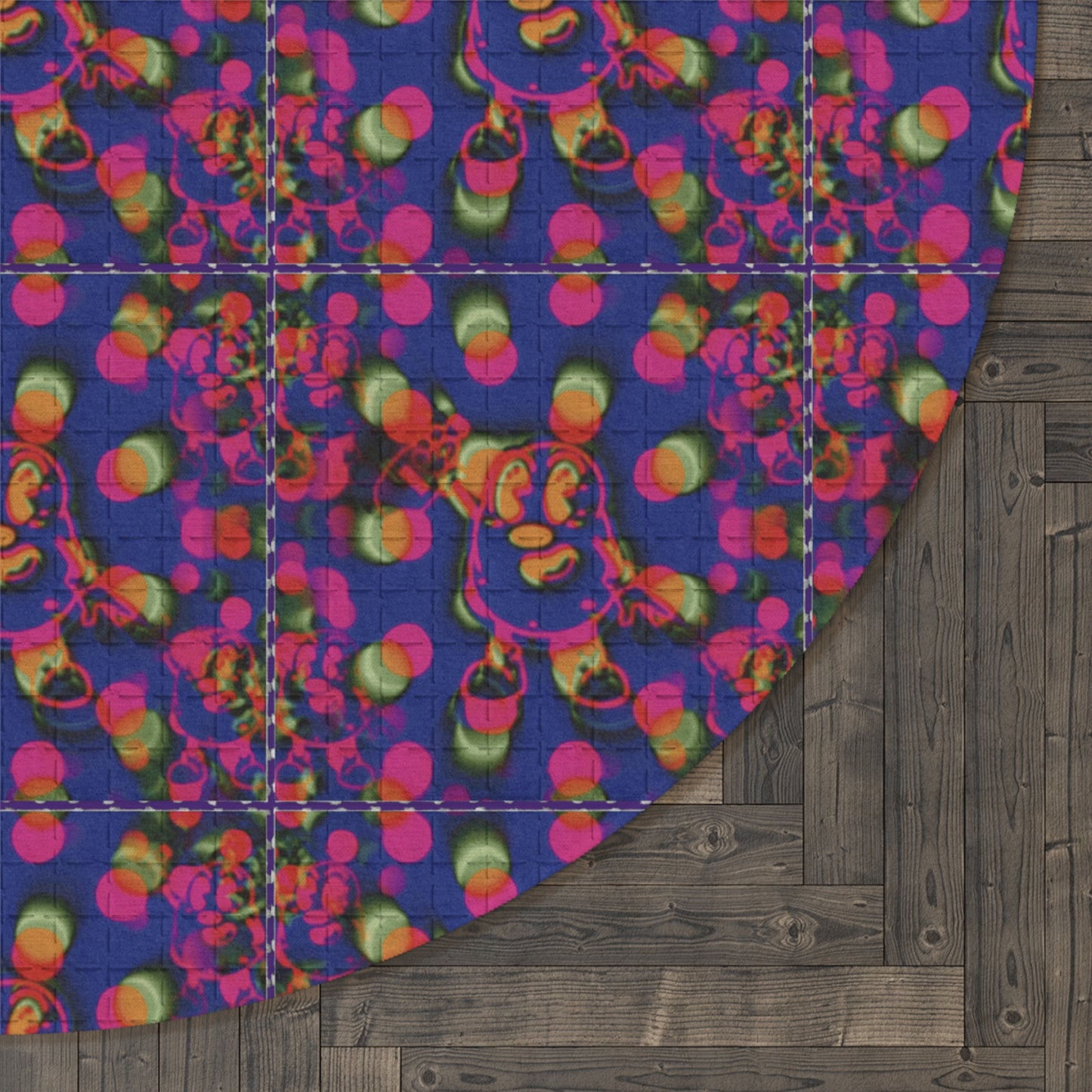Blotter Sheet Pete Round Rug
