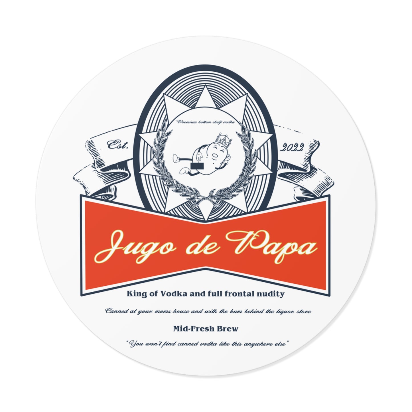 Premium Pete Round Vinyl Sticker
