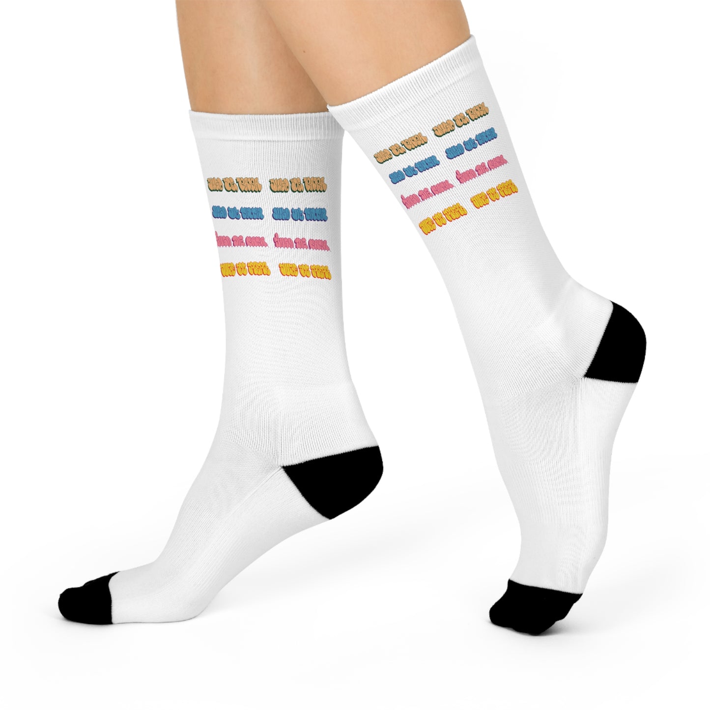 JDP Graphic Graffiti Crew Socks