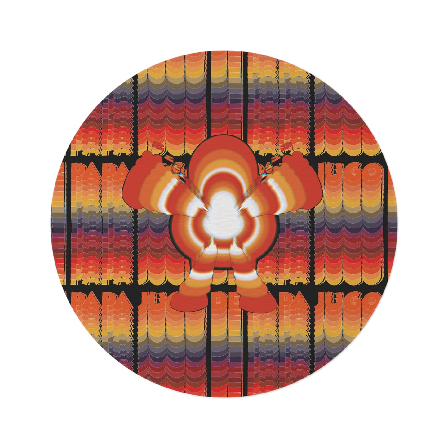Jugo De Papa Round Rug