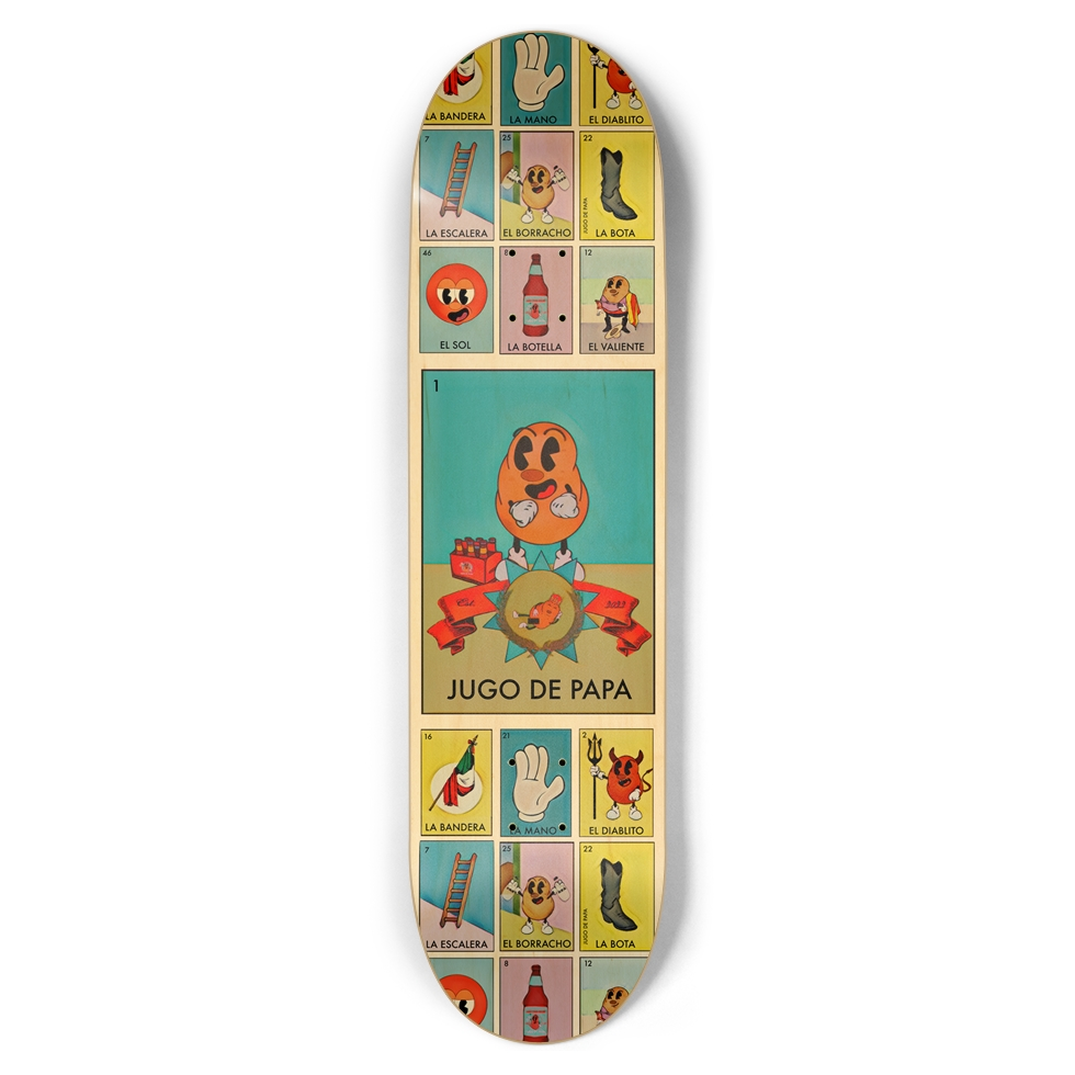 Lotería De Papas Skateboard