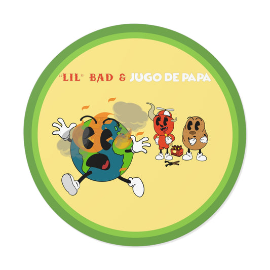 JDP & "Lil" Bad Collab Round Vinyl Sticker