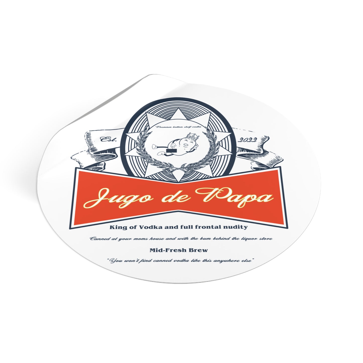 Premium Pete Round Vinyl Sticker