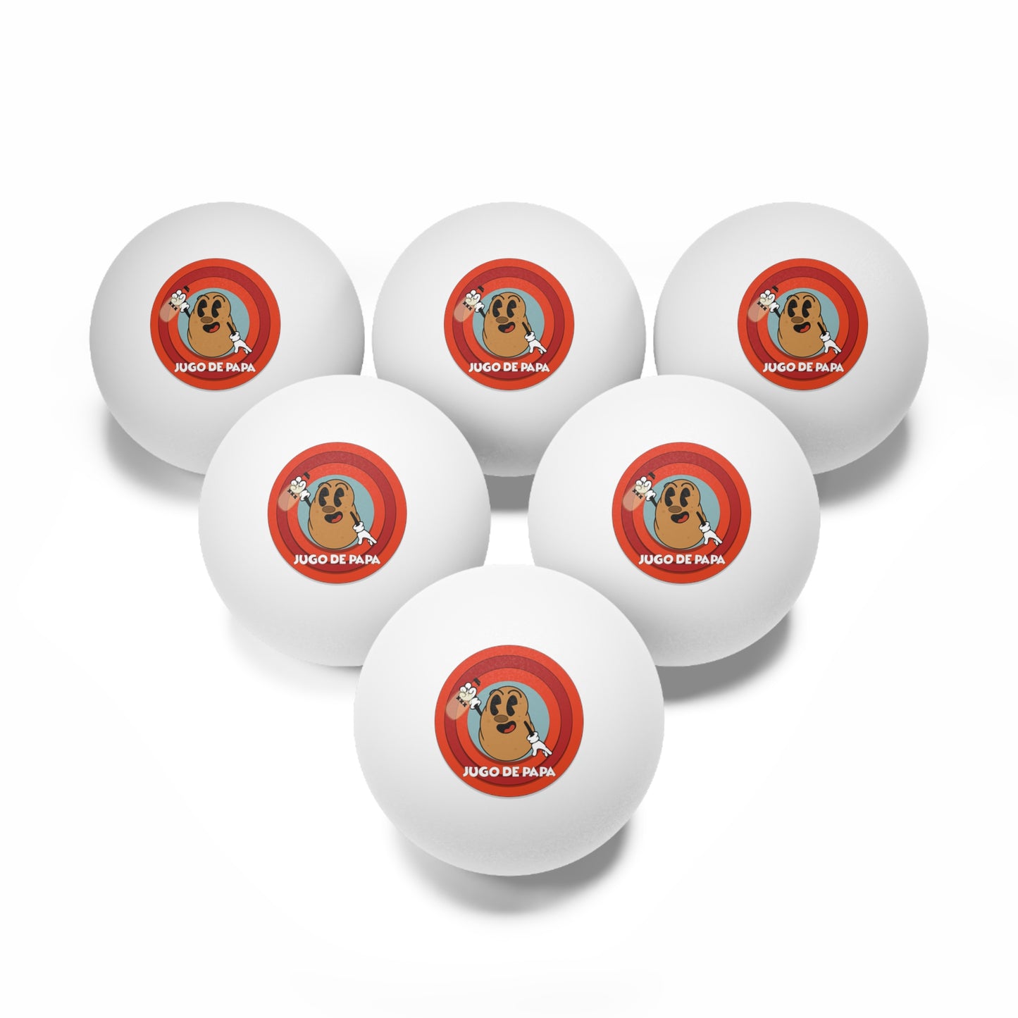 JDP Ping Pong Balls, 6 pcs