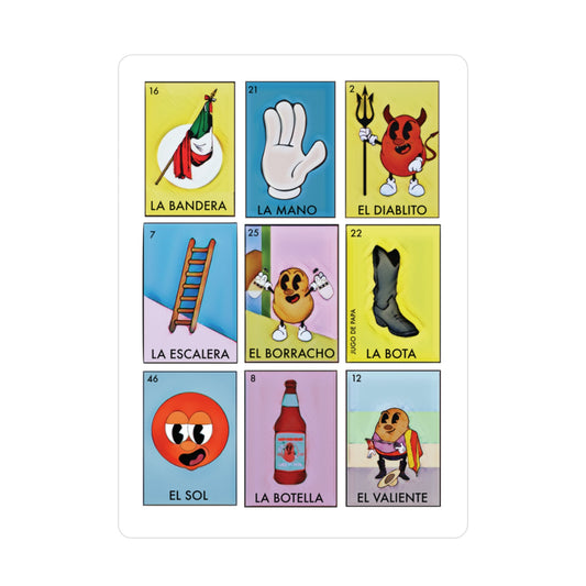 Lotería De Papas Sticker