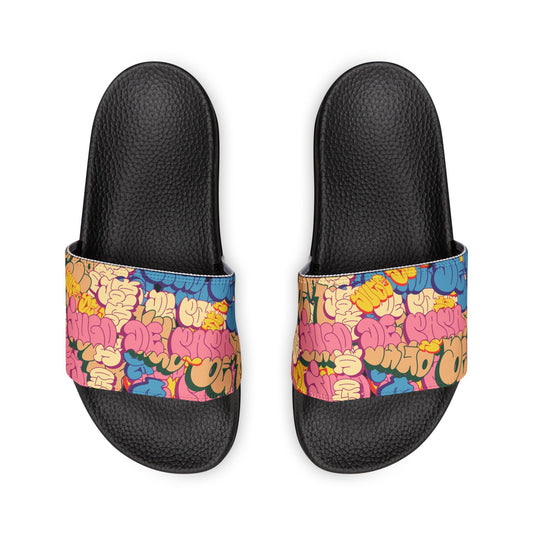 JDP Graphic Graffiti Removable-Strap Sandals