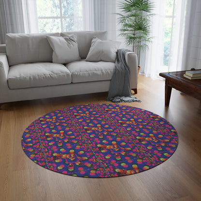 Blotter Sheet Pete Round Rug