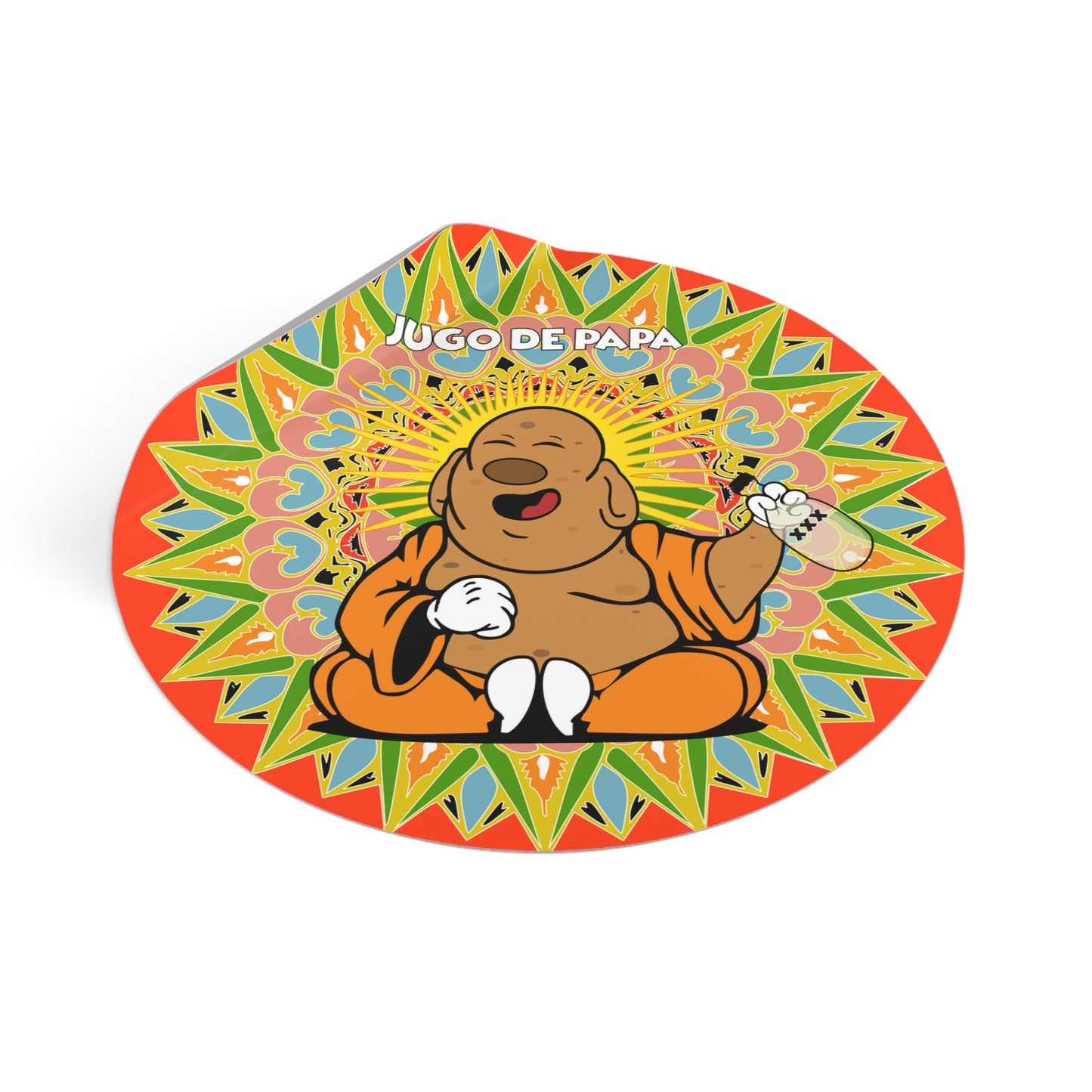 Spuddah Round Vinyl Sticker