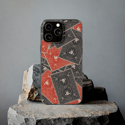 Playing Card Pete Silicone Phone Case