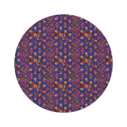 Blotter Sheet Pete Round Rug