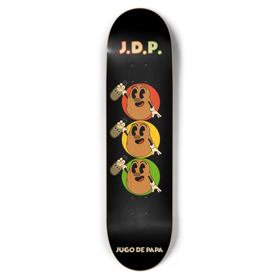 Stoplight Spuds Skateboard