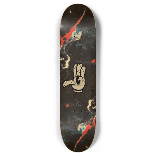 Acrylic Hamsa Hand Skateboard