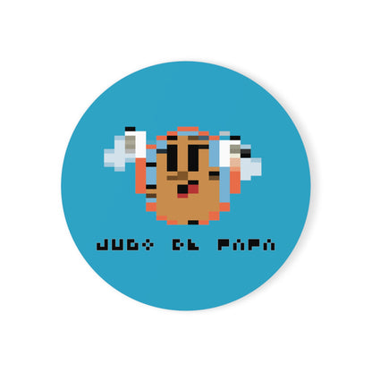 8Bit Spud Cork Back Coaster